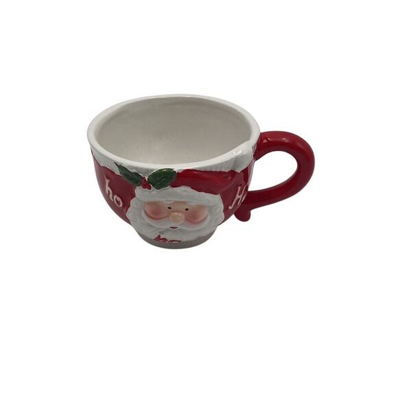 Santa Ceramic Mug Red Christmas Holiday Theme - Picture 2 of 9